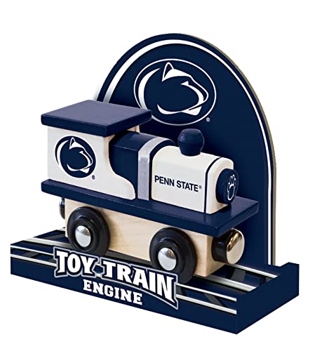 Image of MasterPieces NCAA Penn State Nittany Lions, Real Wood Toy Train Engine, For Ages 3+