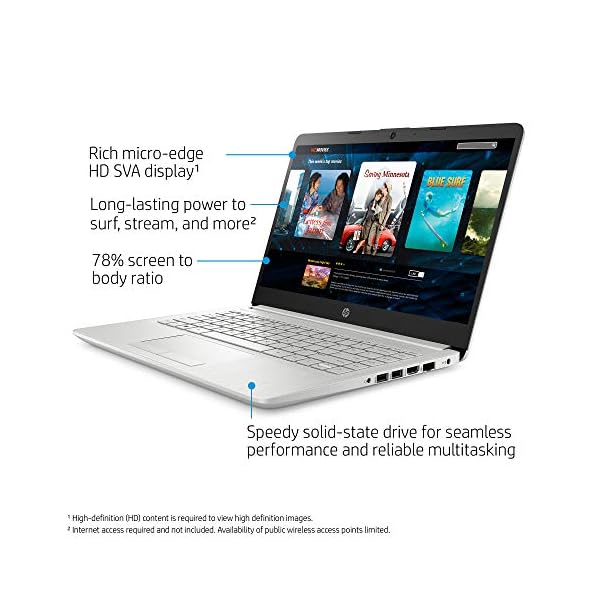 HP-14-HD-SVA-Micro-edge-WLED-backlit-Laptop-PC-AMD-Ryzen-3-3250U-Processor-16GB-DDR4-512GB-SSD-AMD-Radeon-Vega-3-Graphics-HDMI-Windows-10-S-Google-Classroom-Compatible-64GB-ABYS-Micro-SD-Card HP 14inch HD SVA Micro-edge WLED-backlit Laptop PC, AMD Ryzen 3 3250U Processor, 16GB DDR4, 512GB SSD, AMD Radeon Vega 3 Graphics, HDMI, Windows 10 S, 64GB ABYS Micro SD Card , Silver