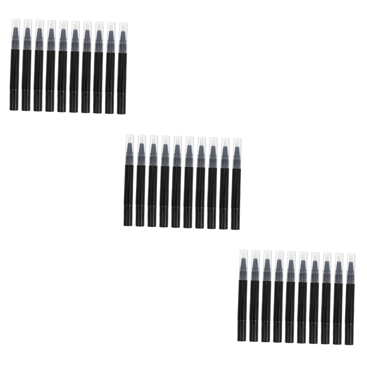 WOONEKY 3sets Make-up-tool Set Leere Lip Make-up Stift Nagel Liefert Kit Für Frauen Nagel Zubehör 10 Stücke * 3