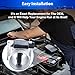 YZHIDIANF Mass Airflow Sensor F5UZ12B579AARM MAF Sensor Fits For:-Ford F150 F250 F350 Bronco E150 E250 E350 Econoline 4.9L 5.0L 5.8L 1993 1994 1995 1996 OE# 749519 F5UF12B579AA F3TF12B579A F3TZ12B579A