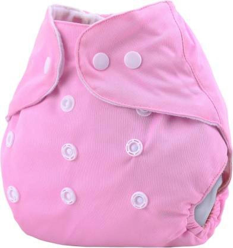 Reusable Washable Baby Cloth Diaper | Adjustable Snap Buttons, Waterproof & Breathable, Soft Suede Inner for Newborns & Infants-image-42