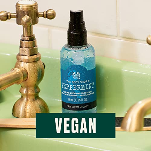 The Body Shop Peppermint Cooling & Reviving Foot Spray – For Tired, Achy Feet – Vegan – 3.3 Oz #TOP2