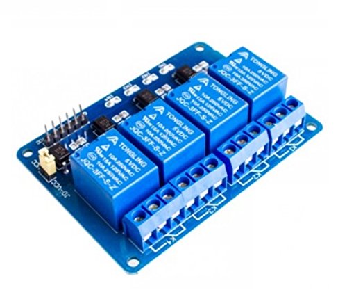 OLatus 5V Four Channel Relay Module for Arduino PIC ARM DSP AVR Raspberry Pi (B078WWCWP9) Amazon Price History, Amazon Price Tracker
