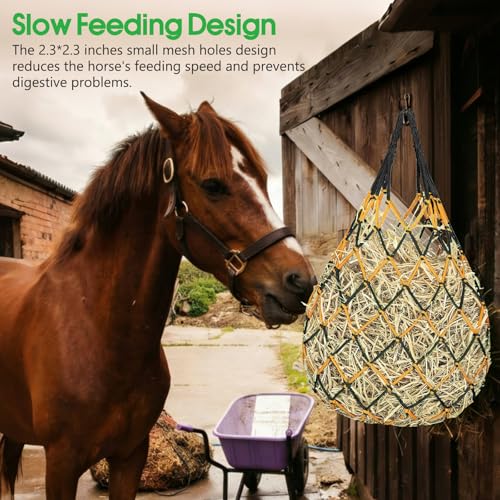 Zquilabon 3-Pack Slow Feed Hay Nets