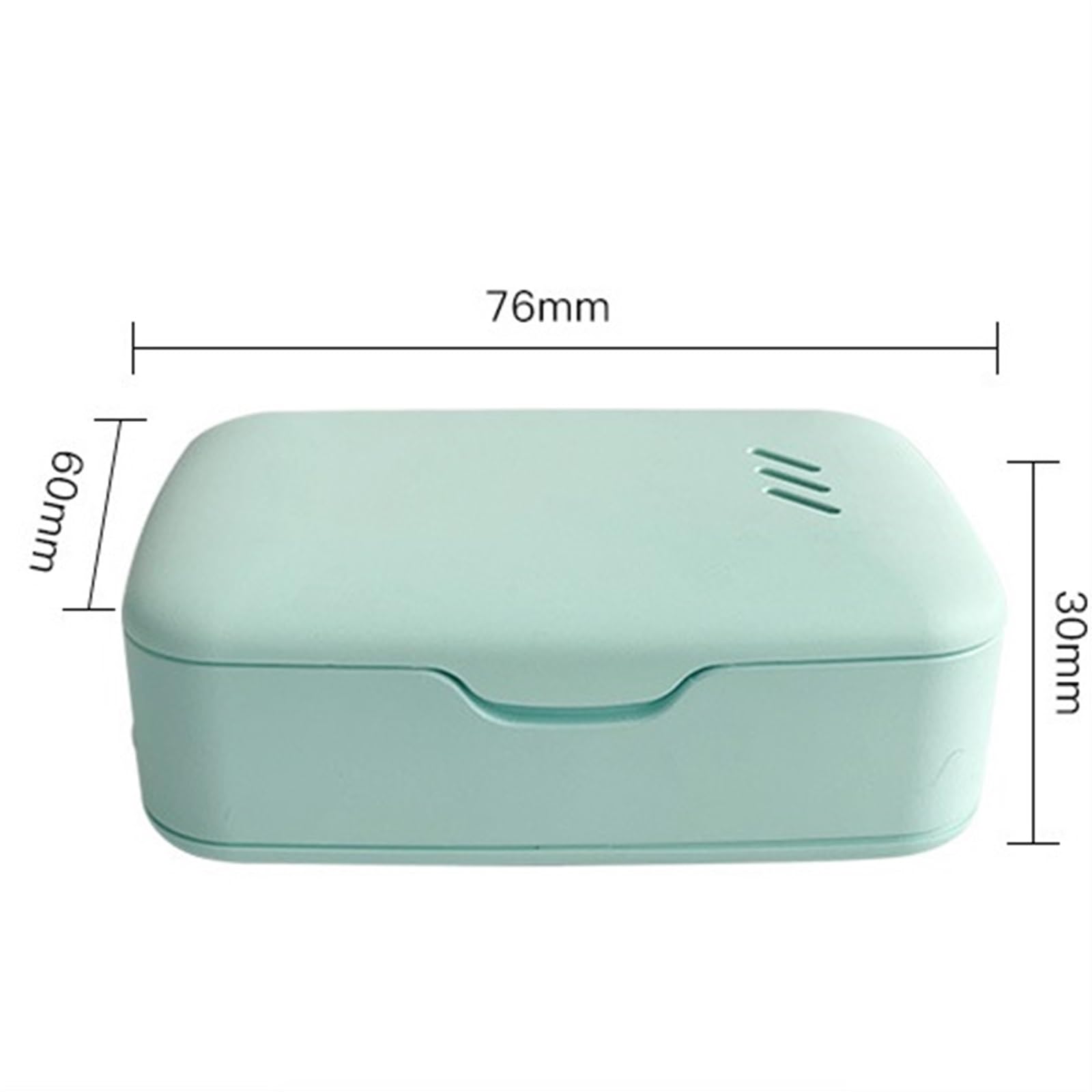Estuche portátil para cepillo de dientes con soporte de pared para cepillo de dientes eléctrico, funda de cepillo seco verde