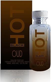 HOT Black Oud Perfume for Men | 100ML EDP with Apple, Citruses, Cinnamon, Saffron, Agarwood, and Sandalwood – Luxurious Parfum Men | Long Lasting Mens Fragrances | Gifts for Men