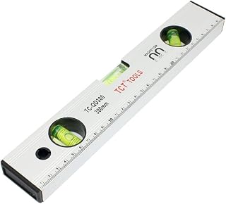 Aexit Horizontal Vertical Measuring Tools 45 Degree 300mm Gradienter Spirit Level Silver Tone Model:44as466qo599