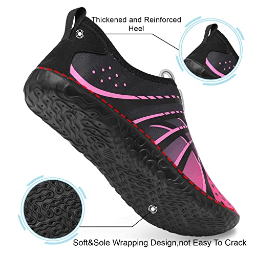 Image of Spesoul Womens and Mens Water Shoes Breathable Quick Dry Soft Barefoot Aqua Socks for Hiking Swim Beach Surf Yoga Sport