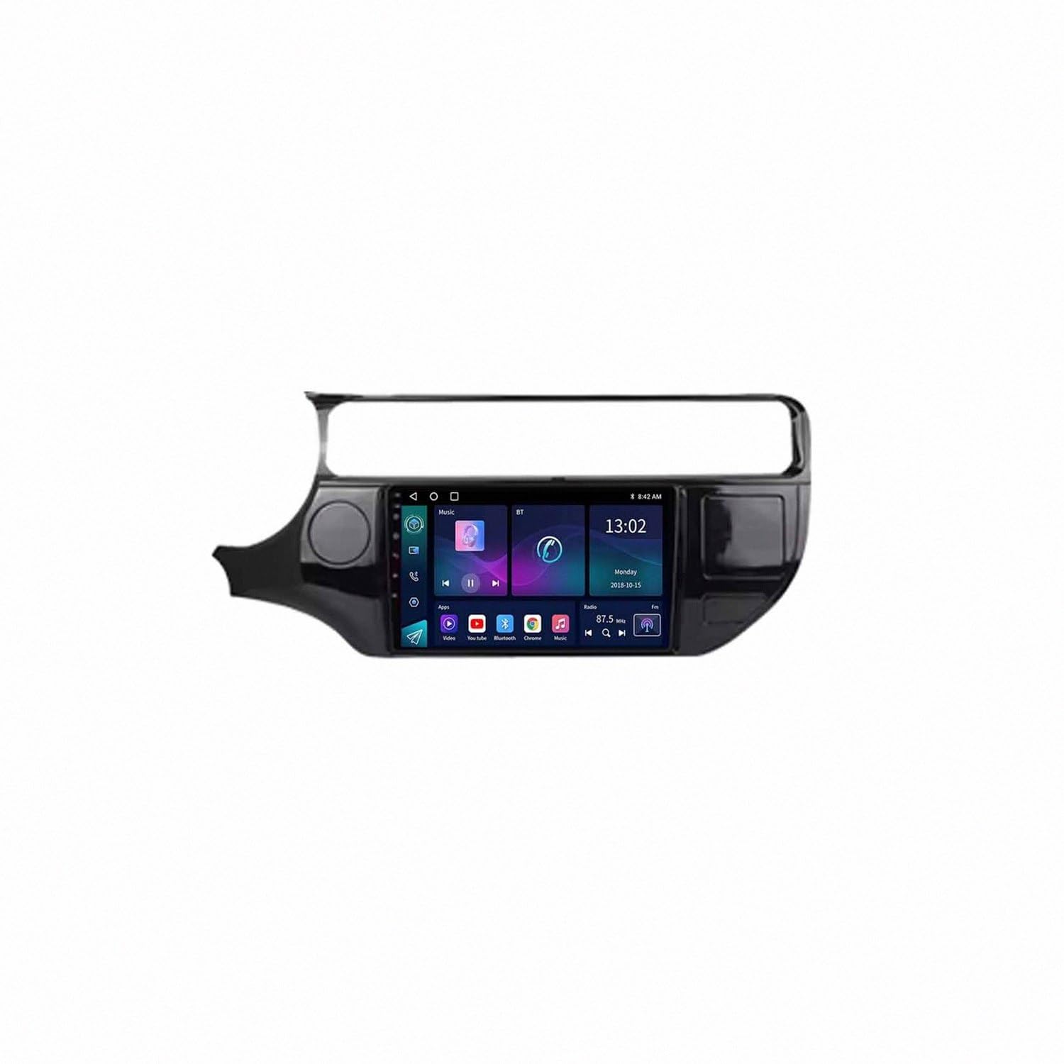 Radio Macchina Touch Screen per Kia RIO 4 K3 2011-2017 Wireless Carplay Android Auto Stereo Auto Bluetooth Ips con Pantalla Táctil con Gps, 8 Nucleo 6G+128G
