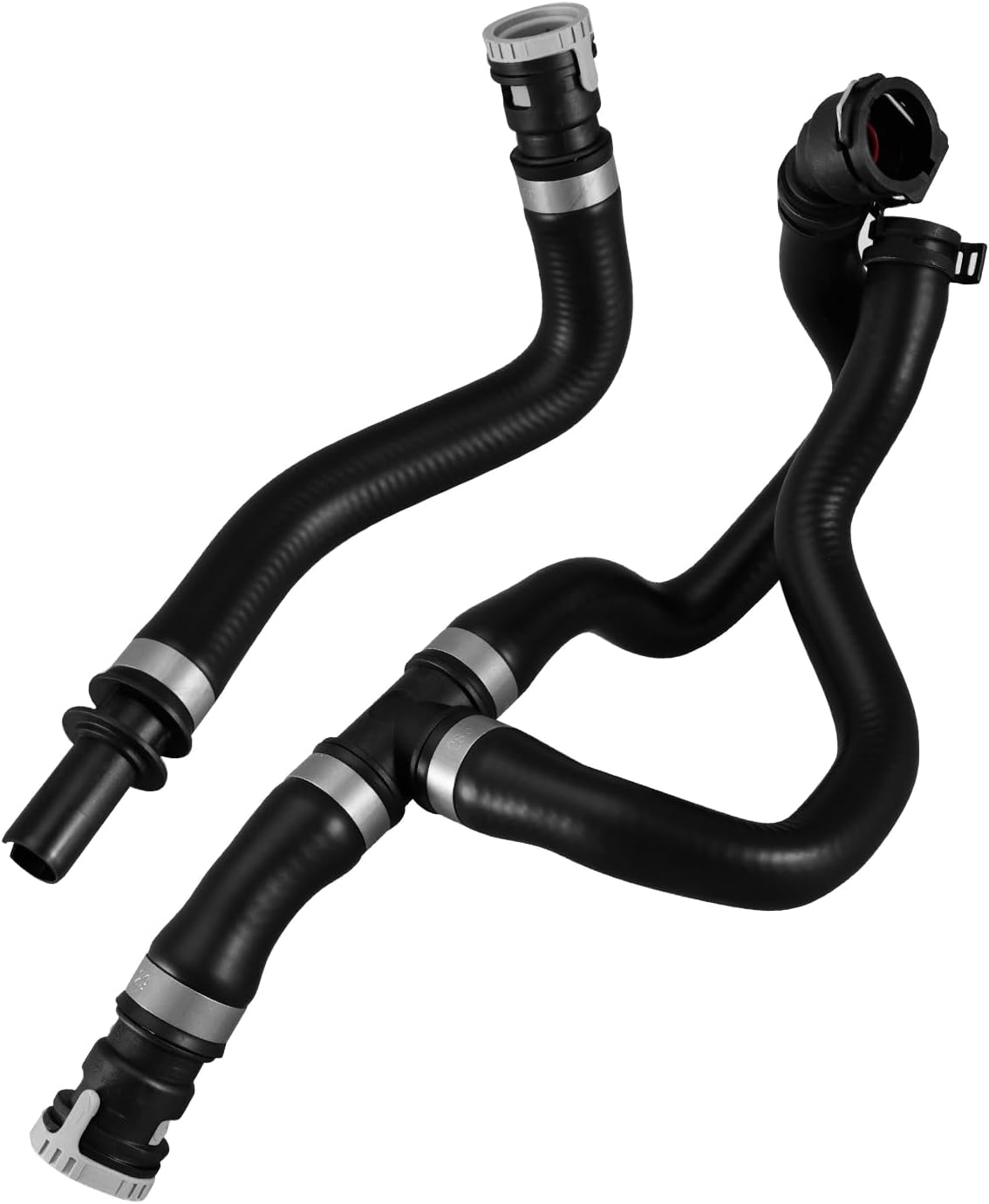 Inlet and Outlet HVAC Heater Hose Kit Fit for Ford Escape 2.0L 2.5L MKC, Replace CV6Z-18472-T CV6Z-18472-W KH-655