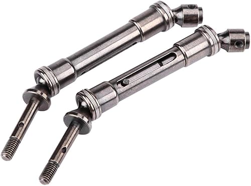 Eje de transmisión de coche RC, 2 piezas de eje de transmisión trasero de metal para Traxxas Slash 1/10 camión corto SLA017 SLA018 RC piezas de