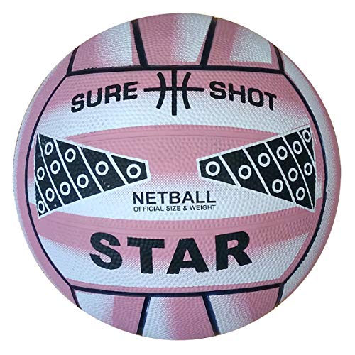 Sure Shot - Baln de Netball, Color Rosa Rosa Rosa Talla:5