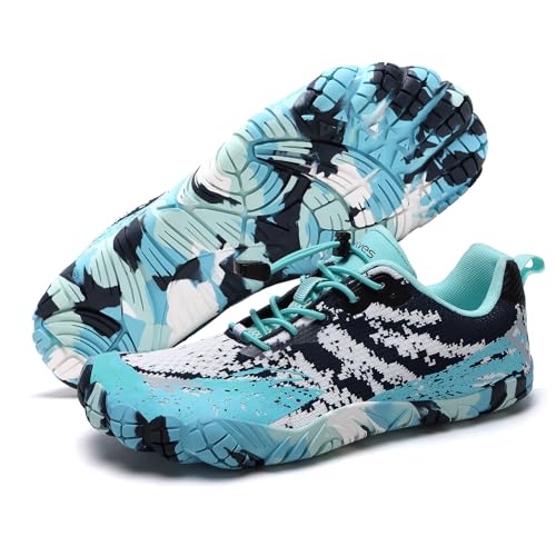 Image of WateLves Barefoot Water Shoes for Women Men Wide Toe Quick-Dry Lightweight Mesh Breathable Aqua Shoes for Beach Swim Yoga Exercise Surf Pool Boat
