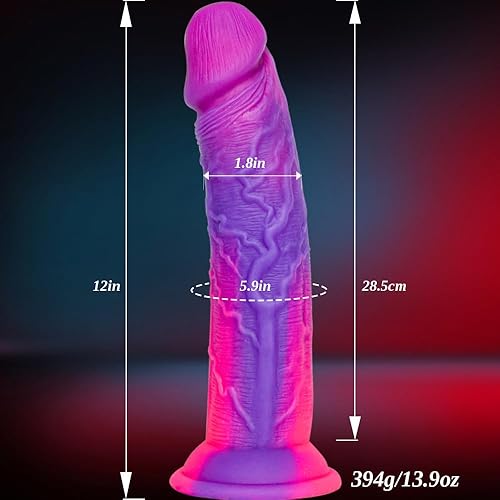 Miniatura 24 de Consolador anal realista de silicona líquida suave con fuerte ventosa para principiantes, consolador de punto G de 8 pulgadas para mujeres