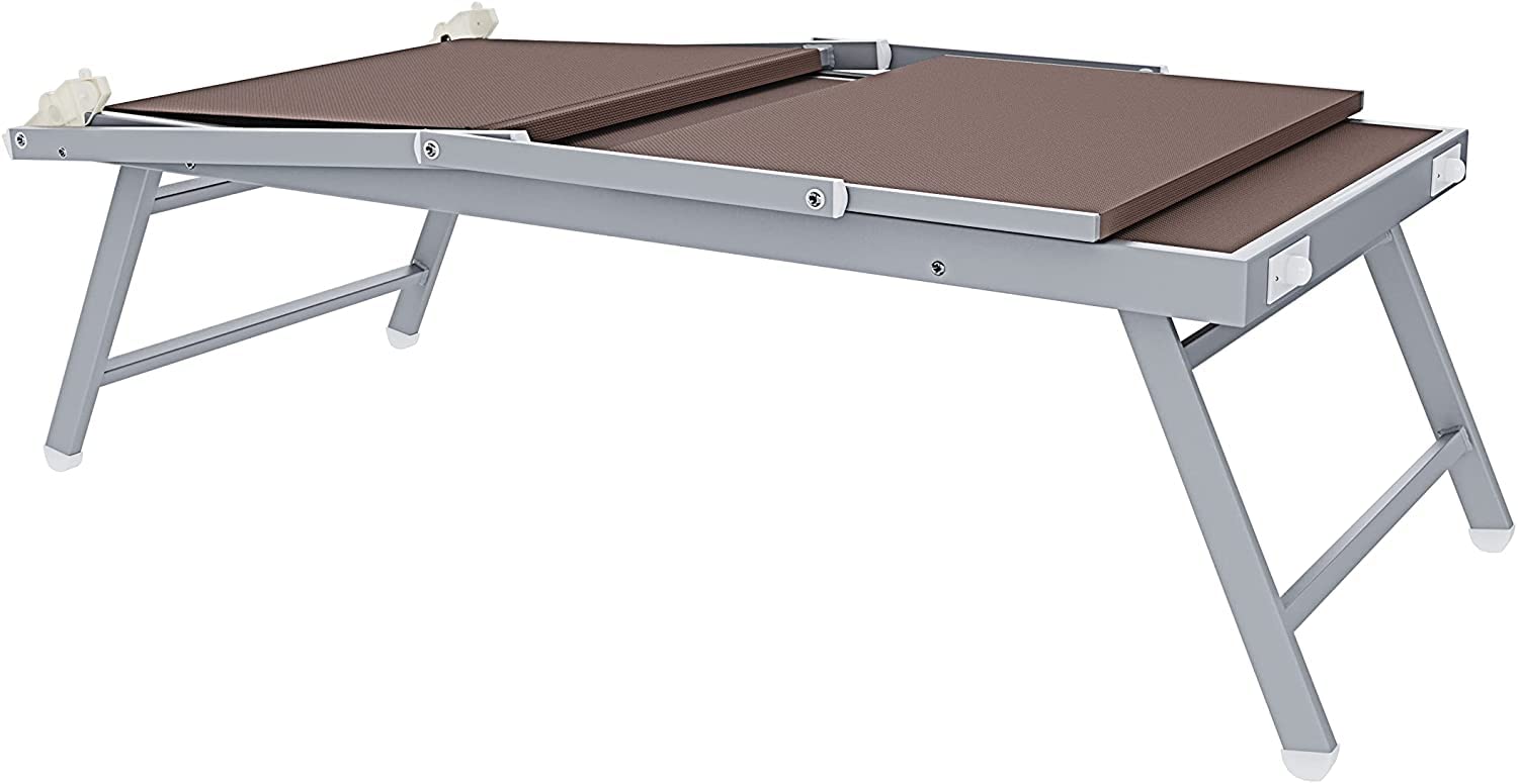 Coppia Di Lettini Prendisole Pieghevole In Alluminio 182 x 60 x 38 cm