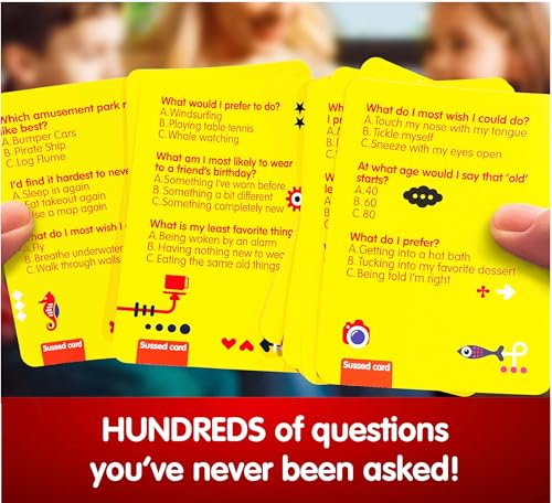 SUSSED-The-Wacky-What-Would-You-Do-Social-Card-Game-Fun-Easy-for-Kids-Easter-Basket-Stuffer-Family-Travel-Game-Road-Trip-Activity-Ages-6-Up-Yellow-Pack SUSSED The Wacky What Would You Do Social Card Game Fun Easy for Kids Easter Basket Stuffer Family Travel Game Road Trip Activity Ages 6 Up Yellow Pack