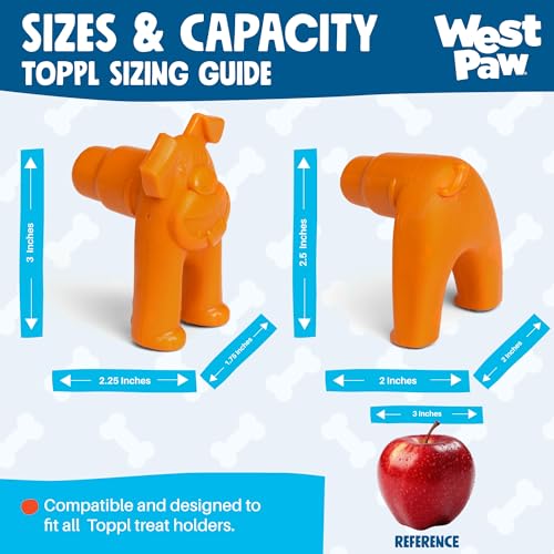 WEST PAW Toppl Stopper 2er Pack Mandarine