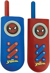 Walkie Talkie Infantil com Lanterna Homem-Aranha