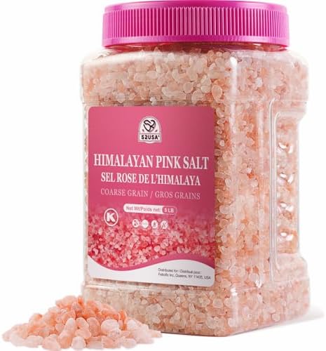 52USA Himalayan Pink Salt Coarse, Pink Salts Coarse for Grinder, 80oz (5 Pound), 100% Real, Pure, Unrefined Himalayan Pink Salts, 80+ Minerals and Electrolytes, Himalayan Sea Salt