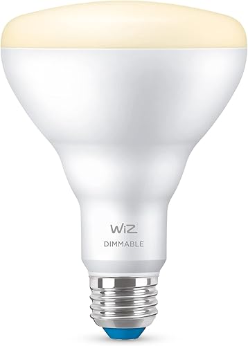 Miniatura 2 de WiZ 65W BR30 - Bombilla inteligente LED blanca suave, paquete de 1, E26, para interiores, se conecta a tu Wi-Fi existente, controla con voz o