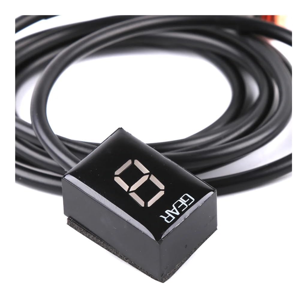Indicador marcha digital motocicleta Indicador De Marcha De Velocidad De Motocicleta Contador De Palanca 1-6 Para Pantalla LED Impermeable Sin Soporte
