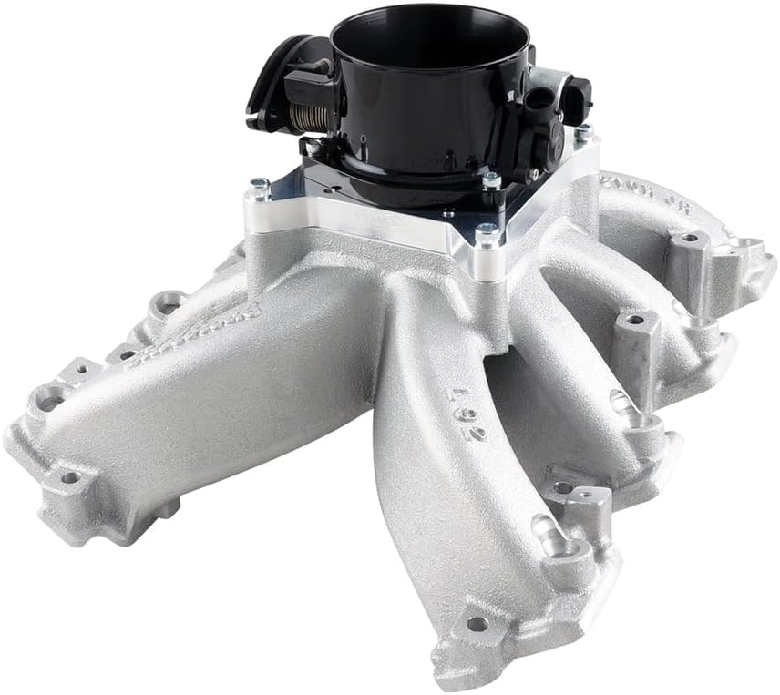 BILLET 90MM/92MM/105MM LS THROTTLE BODY ADAPTER FOR 4150 INTAKE MANIFOLD (Natural)