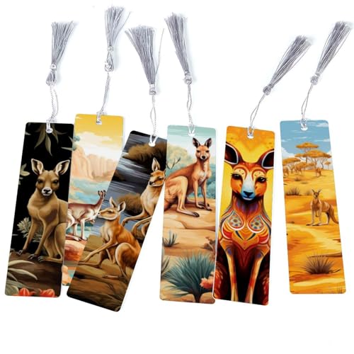 Marque-page kangourou en lot de 6 indispensable pour lire au quotidien