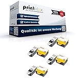 8 cartouches d'encre compatibles - 4 x noir + 4 x couleur (cyan, magenta, jaune).