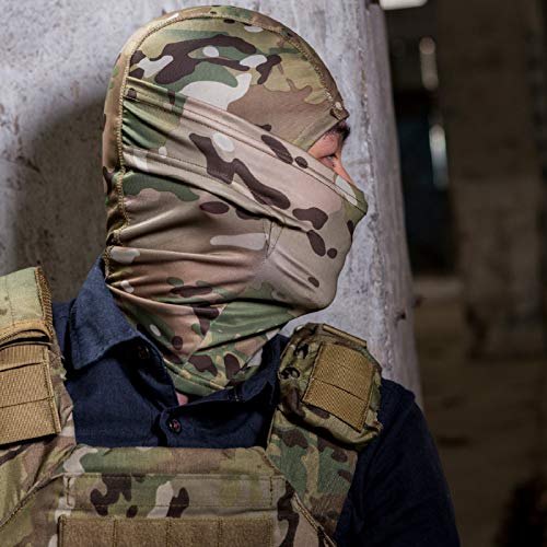 OneTigris Taktische Kopfhaube Sturmhaube Vollgesichtsmaske für Motorrad Fahrrad Ski Jagd