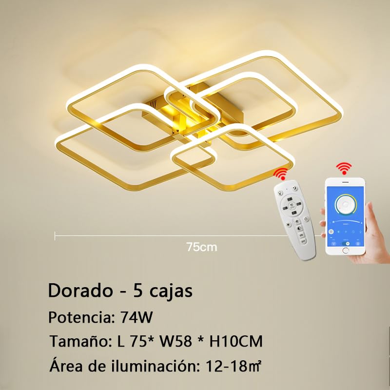 Lámpara para caja cuadrada 13 Imagen adicional