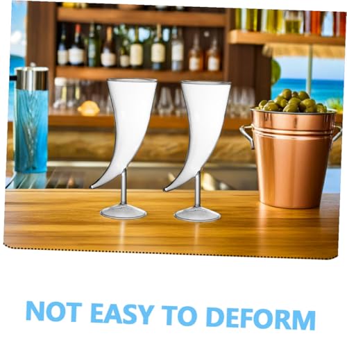 Verres à vin design en corne élégants pour une table d'exception - 5
