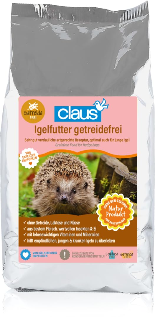 Claus Igelfutter Getreidefrei 2x750g - Mit Insekten & Fleisch