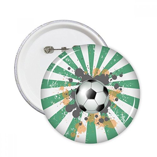 Badge bouton football multicolore le cadeau idéal pour fan