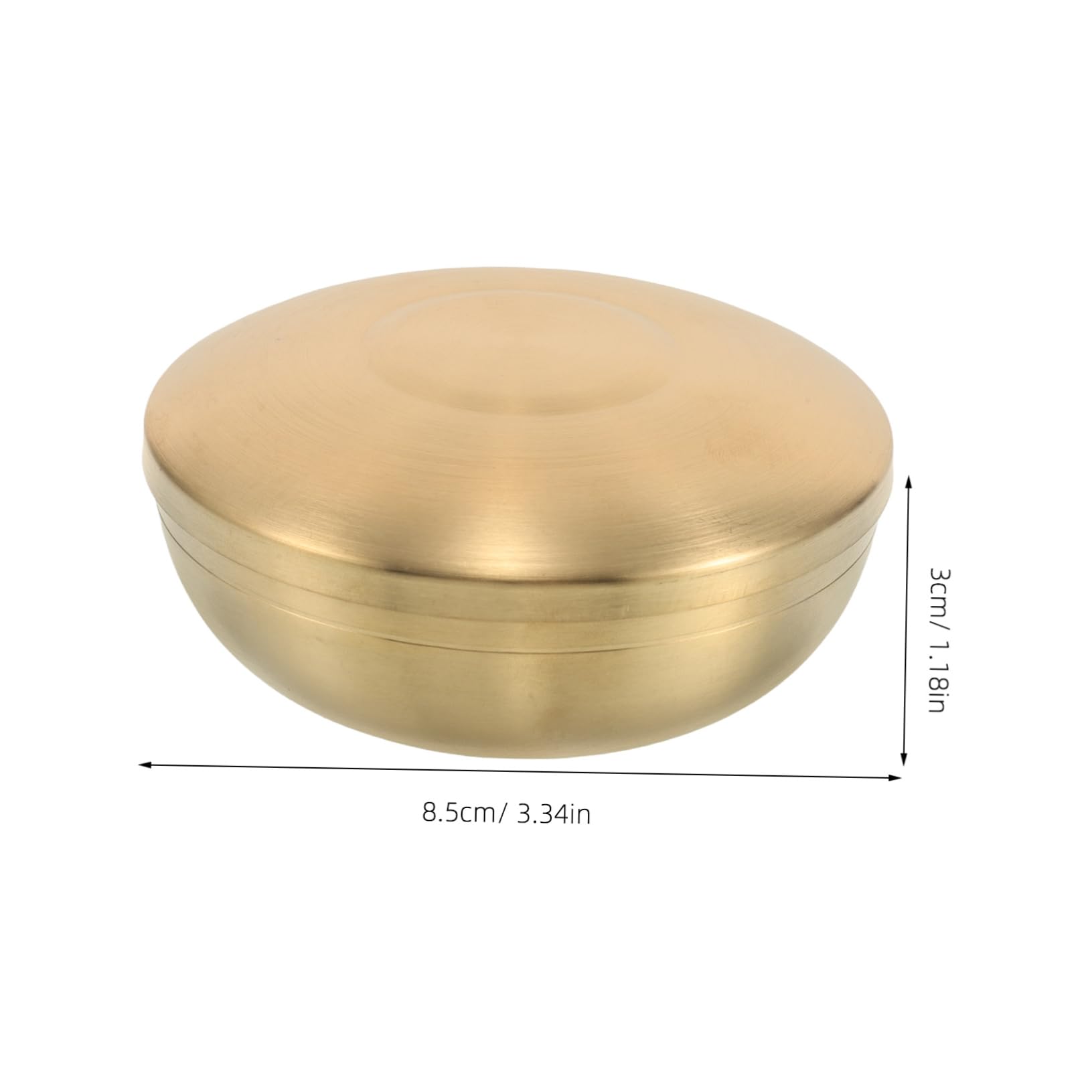 SOLUSTRE Stainless Steel Sauce Bowl Lid Korean Kimchi Bowl Large Capacity for Rice Soup