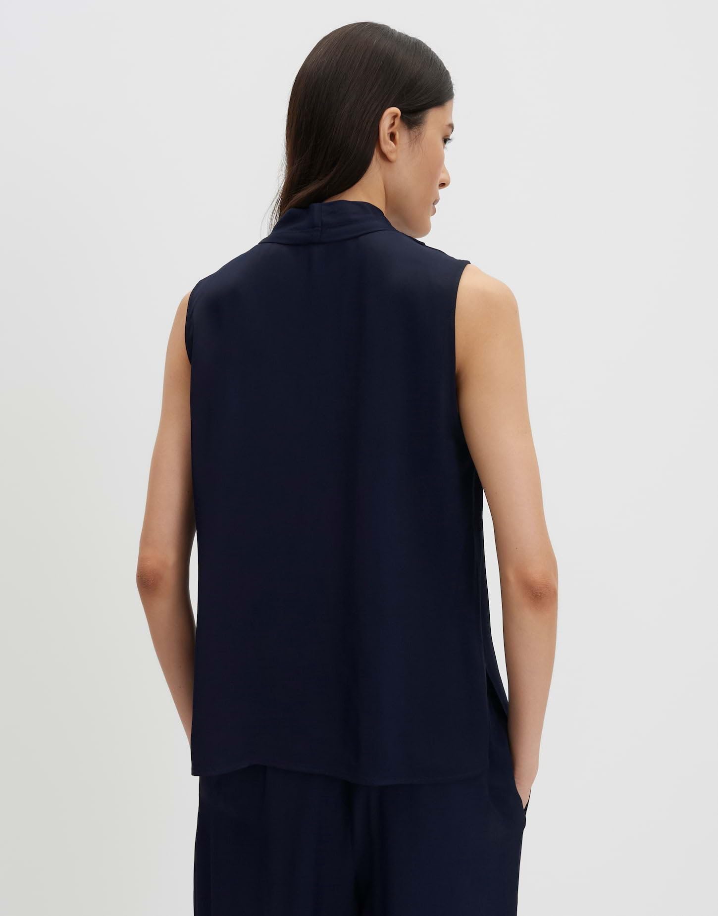 someday Damen Blusentop | Blusentop aus ECOVERO™ Viskose Slim Fit