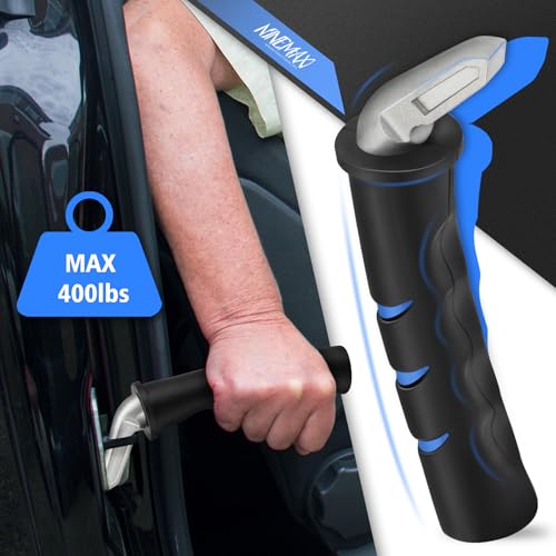 NINEMAX Einstiegshilfe Auto Senioren, Ausstiegshilfe Auto für Ältere Menschen, Haltegriff Autogriff Zum Aussteigen Mobilitätshilfe Grip Helfer, 1 Stück(Schwarz)