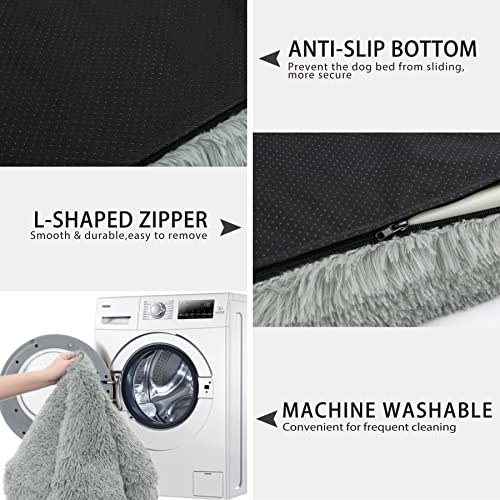 MIHIKK Small Dog Bed, Orthopedic Egg Crate Foam Dog Bed with Removable Washable Cover, Waterproof Dog Mattress Nonskid Bottom, Comfy Anti Anxiety Pet Bed Mat, 24×16 inch, Gray MIHIKK Small Dog Bed, Orthopedic Egg Crate Foam Dog Bed with Removable Washable Cover, Waterproof Dog Mattress Nonskid Bottom, Comfy Anti Anxiety Pet Bed Mat, 24×16 inch, Gray