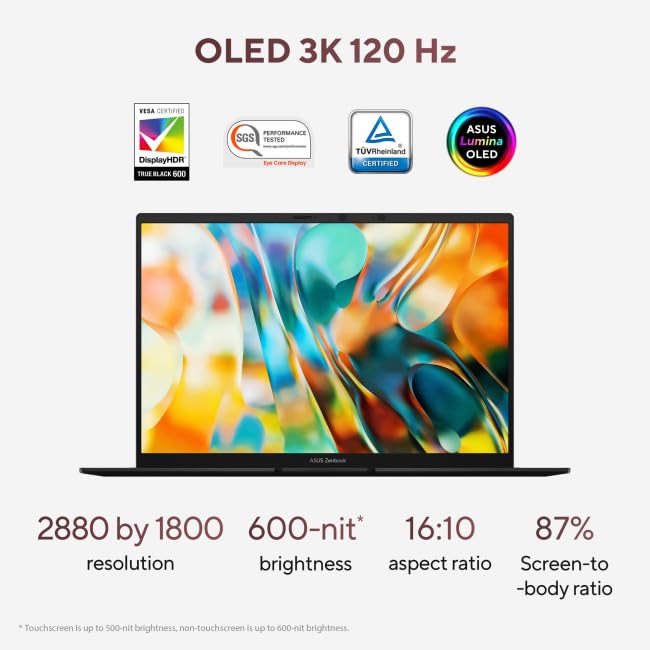 ASUS ZenBook 14 OLED Laptop AMD Ryzen AI 5 340 16GB RAM 1TB SSD 14