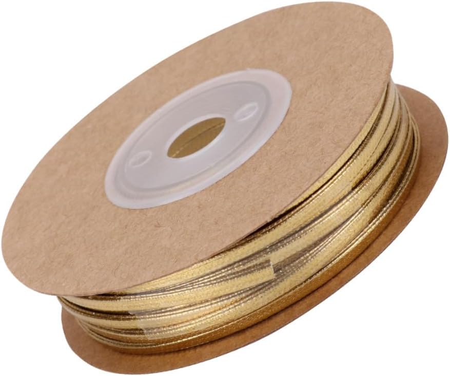 Flat Leather Cord Strap Gold for DIY Jewelry Making Bracelet and Necklace Crafting String Premium Leather Rope for Handmade Accessories and