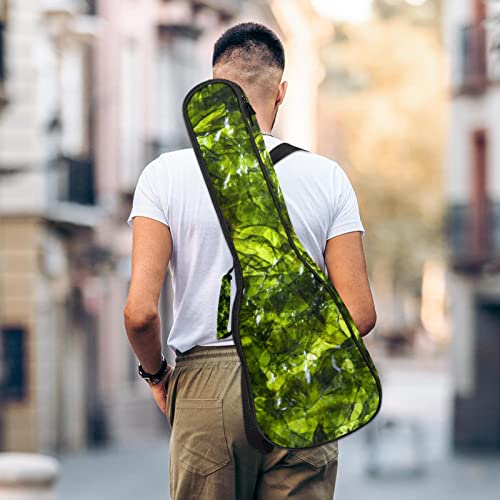 Sac à dos robuste pour ukulélé concert soprano ténor housse verte - 5