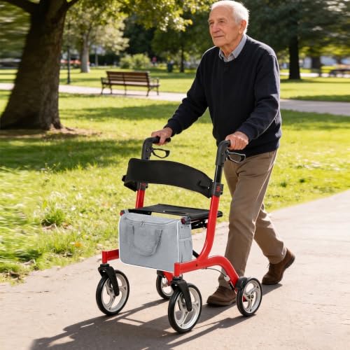 Image of Replacement Parts for Drive Nitro Aluminum Rollator, high-Capacity Storage, Suitable for Walking aid Accessories for the Elderly and Rollable Folding Walking aids. (Gray)