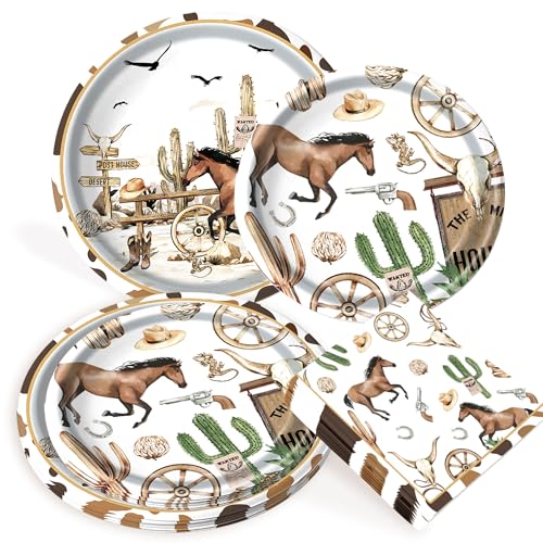 BACH AND BOOZY vaisselle fete cowboy anniversaire decoration assiettes papier gobelets serviettes nappe theme western denim decoration table