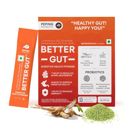 PEPING Better Gut Health Supplements for bloating relief, enhanced digestion and immunity | Probiotics for Gut Health for Women and Men (30 Days Pack) PEPING Better Gut Health Supplements for bloating relief, enhanced digestion and immunity | Probiotics for Gut Health for Women and Men (30 Days Pack)