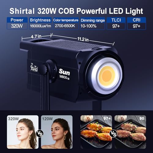 Shirtal M800-Bi COB LED ビデオライト の商品画像 1