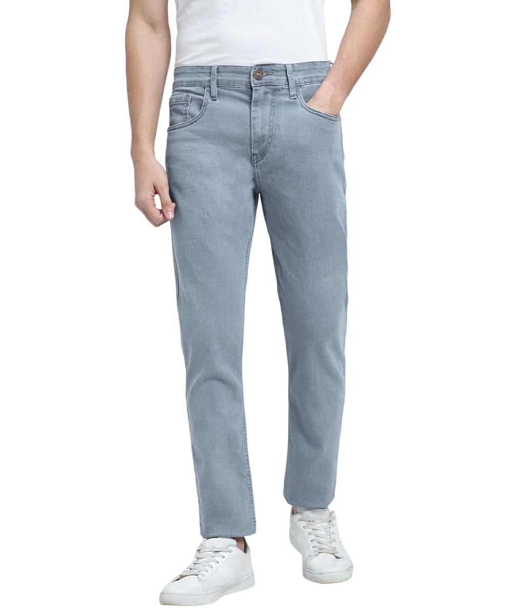 dennis lingo Men's Full Length Cotton Poly Stretch Straight Fit Jeans-picture-30