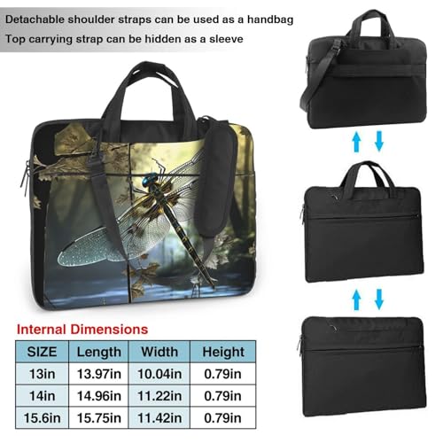 Bolso para portátil KHiry Dragonflies unisex miniatura 3