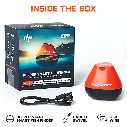 Deeper START Smart Fisvinder - lichte draadloze W-LAN-viszoeker voor oevers vissers - Image 3