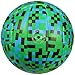 PECOGO Volleyball Size 5 - Soft PU Leather Indoor/Outdoor Ball for Training & Games, Mosaic Green Design, Ideal for Beginners, Teens & Adults