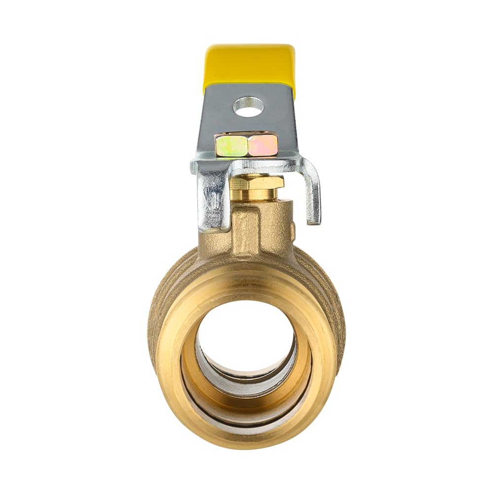 Pack of 10) EFIELD 1-inch x 1-inch Copper Press Ball Valve with EPDM O-ring,1/4- Turn Full Port Shut Off Stop Ball Valve For Copper Tubing Connection,(VALVE407-10PCS