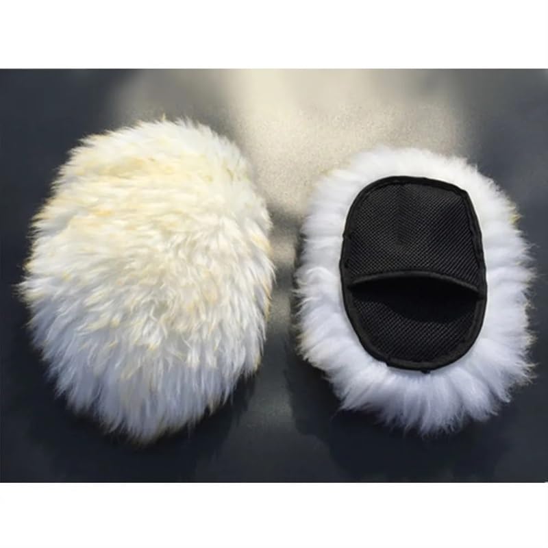 Guantes Suaves for lavado de Coches, Pelo Largo, transpirabilidad, Malla, Patas, Guantes de Lana, Herramienta de Pulido y Limpieza de Coches